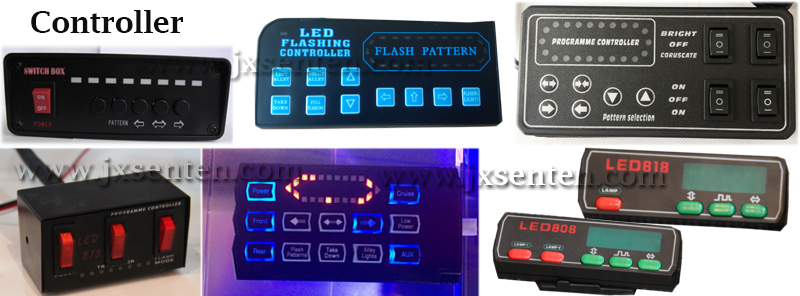 1W Leds amber Led emergency lightbar , barra sinalizadora veicular，Led ...